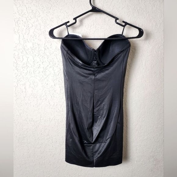Miraclesuit Strapless Slip Dress Black Size 38B NWT - Picture 7 of 11